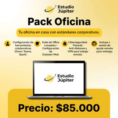 Pack Oficina: Home Office & Seguridad Corporativa